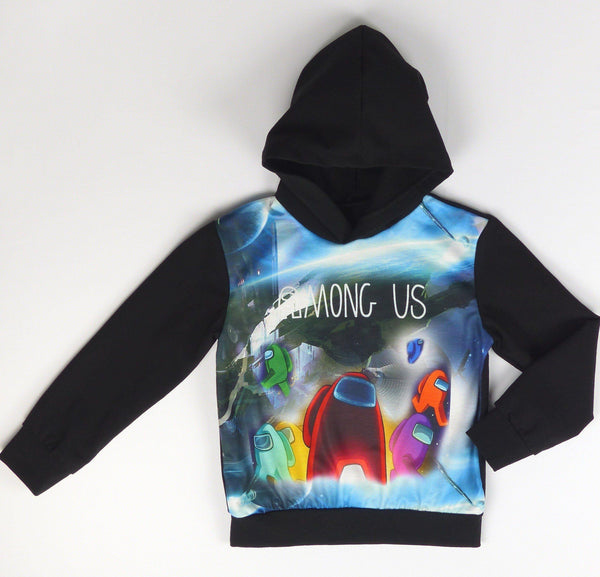 Boys' Among Us' Black Tracksuit (4-9y) - Clothes4Kids