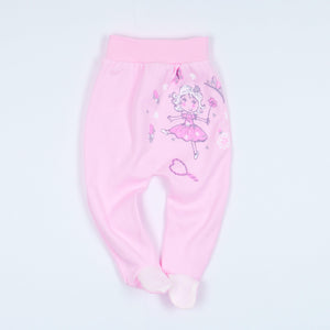 Newborn Baby Girl Pants Pink/Peach/Yellow (0-12m) - Clothes4Kids