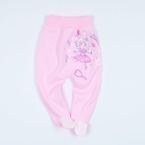 Newborn Baby Girl Pants Pink/Peach/Yellow (0-12m) - Clothes4Kids