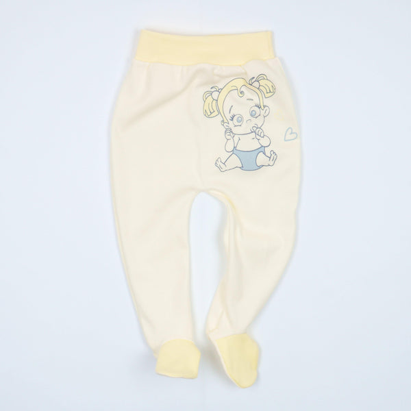 Newborn Baby Girl Pants Pink/Peach/Yellow (0-12m) - Clothes4Kids