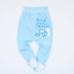 Newborn Baby Unisex Pants Green/Yellow/Grey/Blue(0-12m) - Clothes4Kids