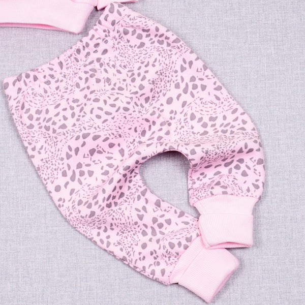 Baby Girl 'Cat' Grow with Me' Style Pink Set (0-9m) - Clothes4Kids