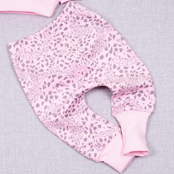 Baby Girl 'Cat' Grow with Me' Style Pink Set (0-9m) - Clothes4Kids