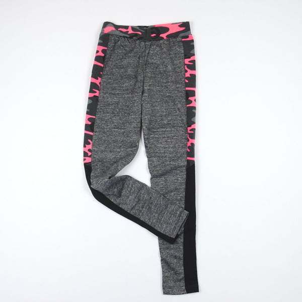 Girls' Grey/ Pink Camo Leggings (5-11y) - Clothes4Kids
