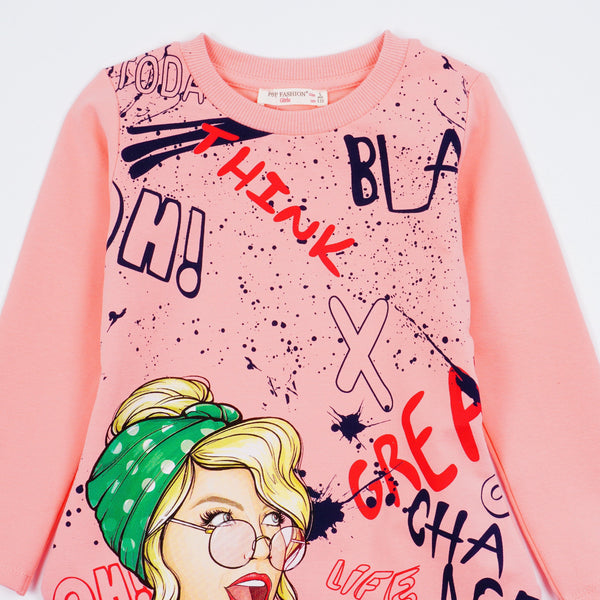 Girls' OH! Great' Printed Tunic (4-9y) - Clothes4Kids