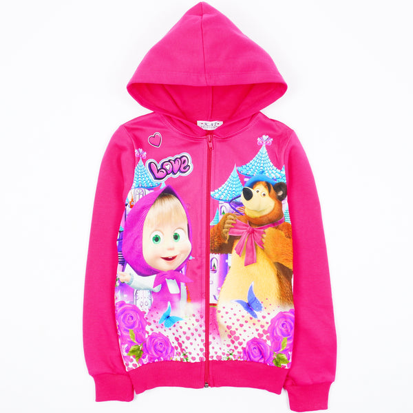 Girls' Pink/Grey Hoodie (7-10y)