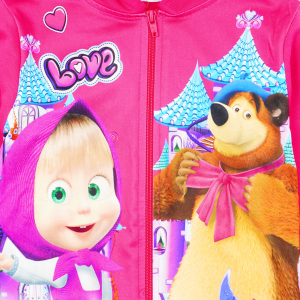 Girls' Pink/Grey Hoodie (7-10y)