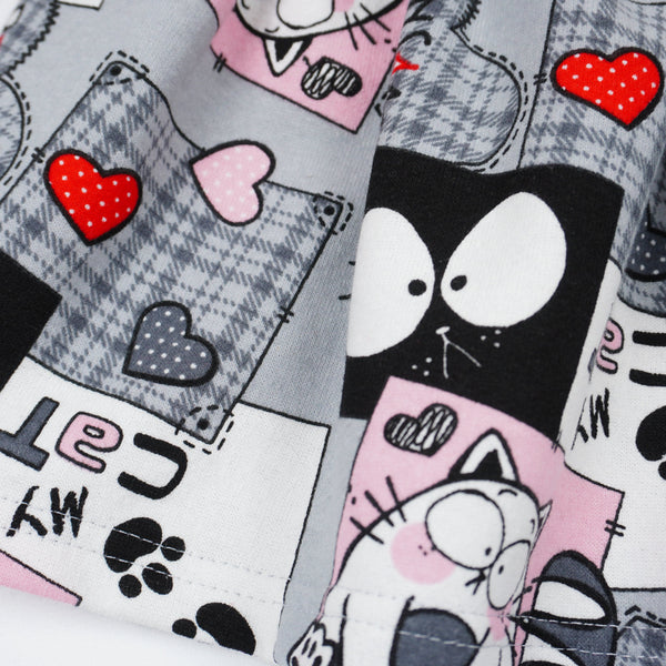 Girls' Minnie Mouse 'My Cat' Long Sleeve Dress (1-7y) - Clothes4Kids