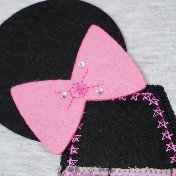 Girls' Minnie Mouse 'My Cat' Long Sleeve Dress (1-7y) - Clothes4Kids