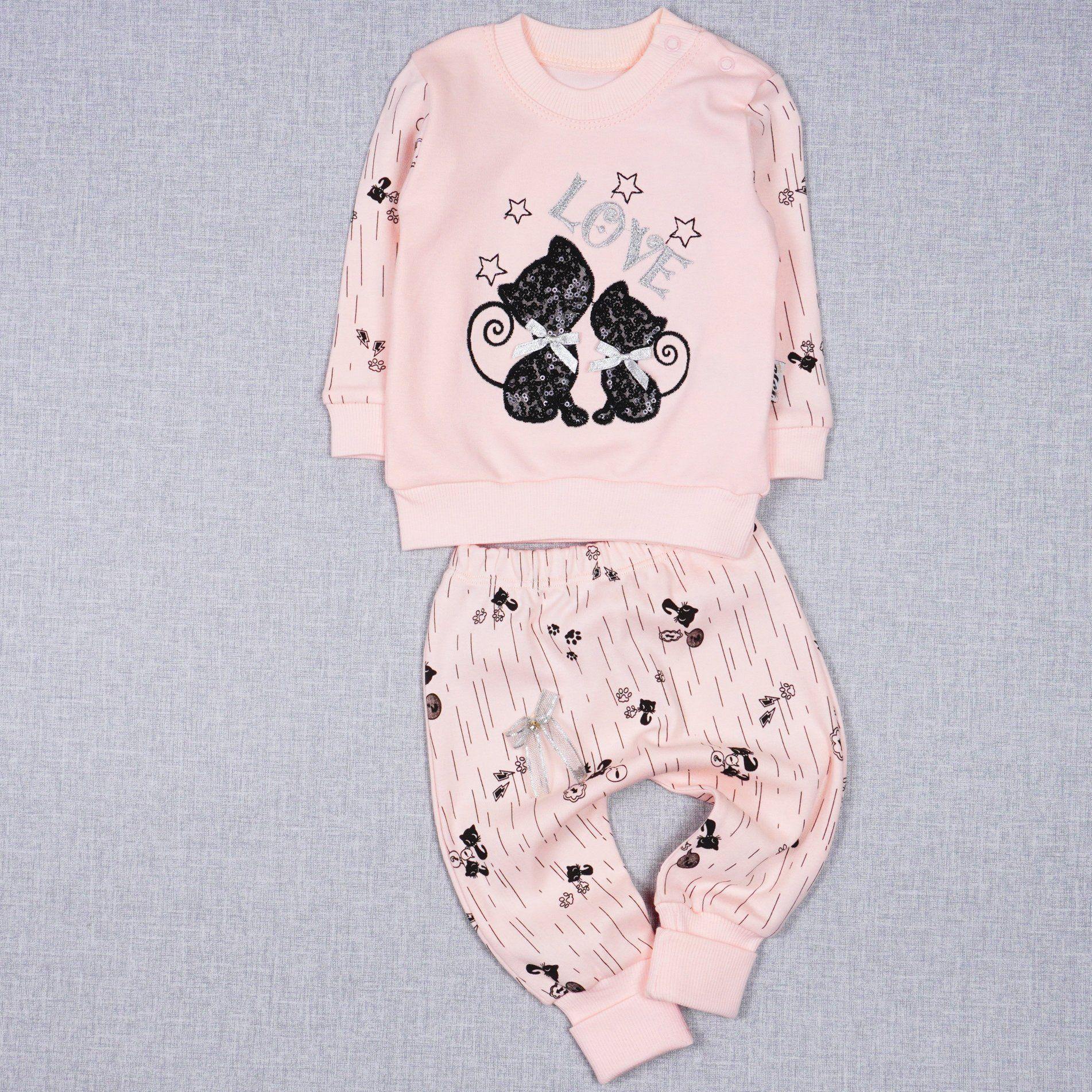 Baby Girl Love Cat 'Grow With Me' Style Set (0-9m) - Clothes4Kids