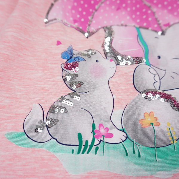 Girls' Sequin Elephant and Cat' Print Set (18m-6y) - Clothes4Kids