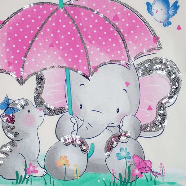 Girls' Sequin Elephant and Cat' Print Set (18m-6y) - Clothes4Kids