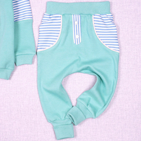Baby Girl 'Little Doe' Grow With Me' Style Green Set (0-9m) - Clothes4Kids