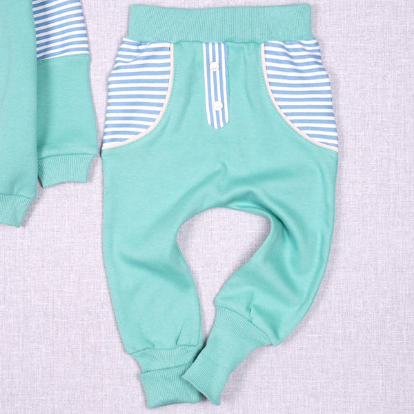 Baby Girl 'Little Doe' Grow With Me' Style Green Set (0-9m) - Clothes4Kids