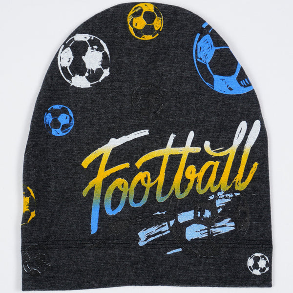 Boys' Football' Beanie Hat (6-16y) - Clothes4Kids