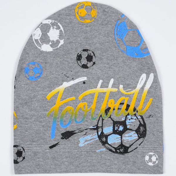 Boys' Football' Beanie Hat (6-16y) - Clothes4Kids