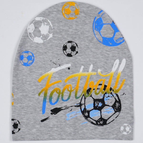 Boys' Football' Beanie Hat (6-16y) - Clothes4Kids