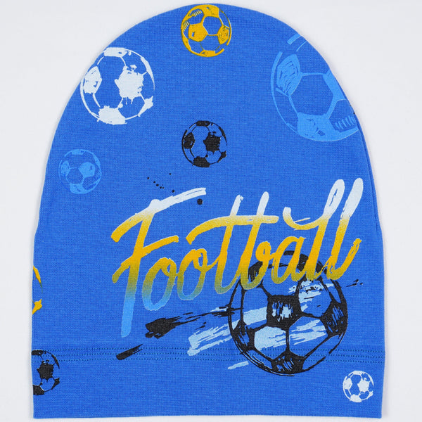 Boys' Football' Beanie Hat (6-16y) - Clothes4Kids