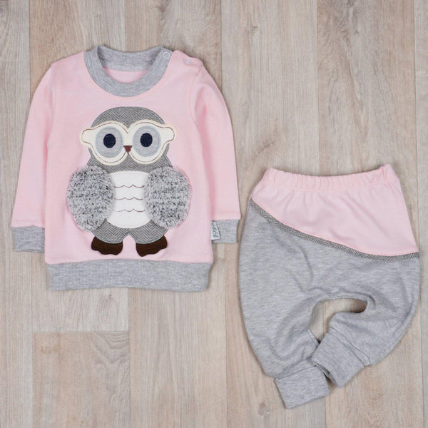 Baby Girl Owl 'Grow With Me' Style Set (0-9m) - Clothes4Kids