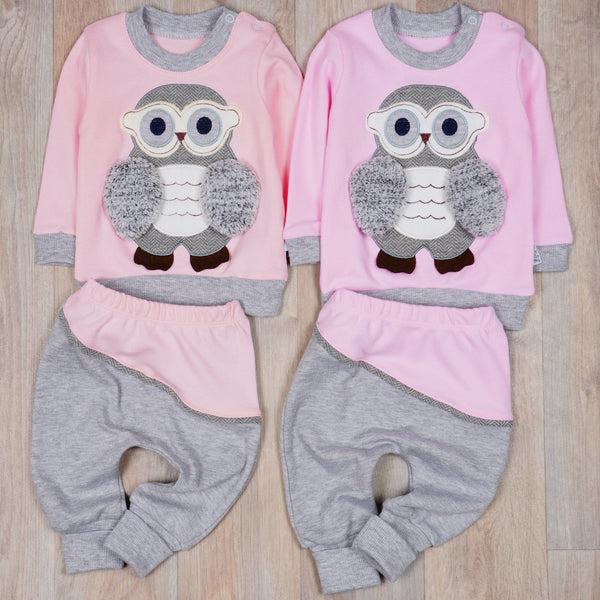 Baby Girl Owl 'Grow With Me' Style Set (0-9m) - Clothes4Kids