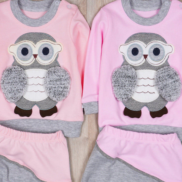 Baby Girl Owl 'Grow With Me' Style Set (0-9m) - Clothes4Kids