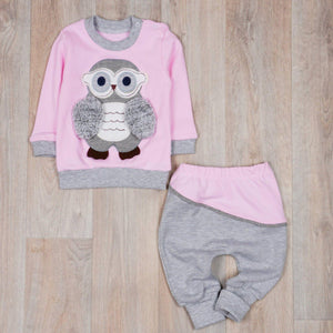 Baby Girl Owl 'Grow With Me' Style Set (0-9m) - Clothes4Kids