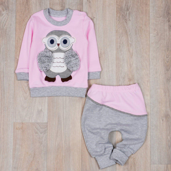 Baby Girl Owl 'Grow With Me' Style Set (0-9m) - Clothes4Kids