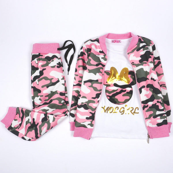 Girls' Pink Camo Winter Warm Set (5-10y) - Clothes4Kids