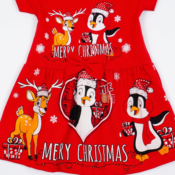 Girls' Merry Christmas' Dress (1-5y) - Clothes4Kids