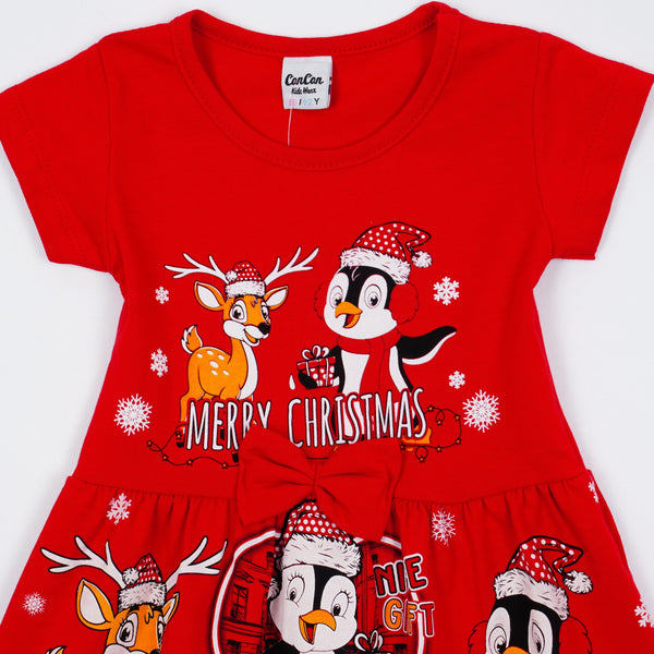 Girls' Merry Christmas' Dress (1-5y) - Clothes4Kids