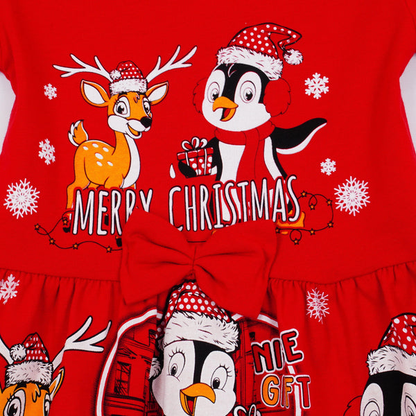 Girls' Merry Christmas' Dress (1-5y) - Clothes4Kids
