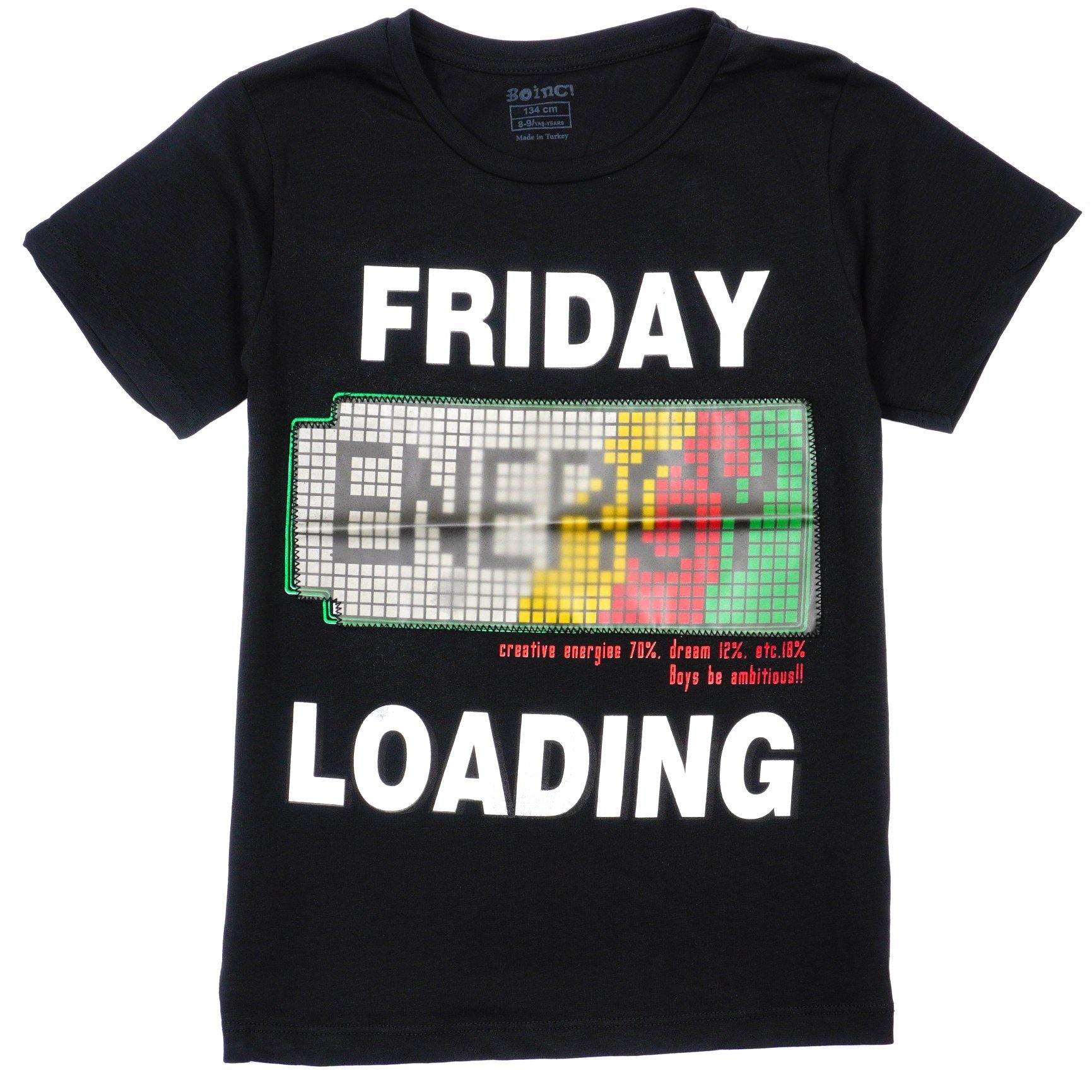 Boys' Friday Energy Loading T-Shirt (8-11y) - Clothes4Kids