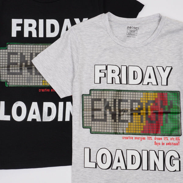 Boys' Friday Energy Loading T-Shirt (8-11y) - Clothes4Kids