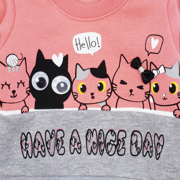 Girls' Have A Nice Day' Winter Warm Set (6-24m) - Clothes4Kids