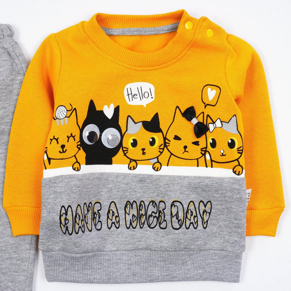 Girls' Have A Nice Day' Winter Warm Set (6-24m) - Clothes4Kids