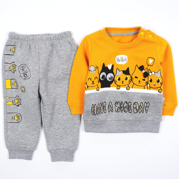 Girls' Have A Nice Day' Winter Warm Set (6-24m) - Clothes4Kids