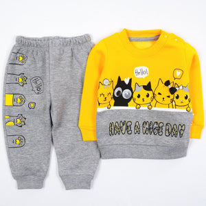 Girls' Have A Nice Day' Winter Warm Set (6-24m) - Clothes4Kids