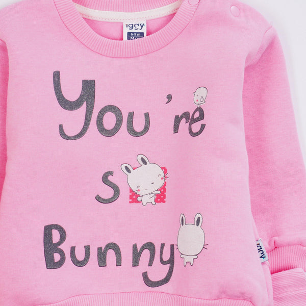 Baby Girl 'You're So Bunny' Winter Warm Tracksuit (6-24m) - Clothes4Kids