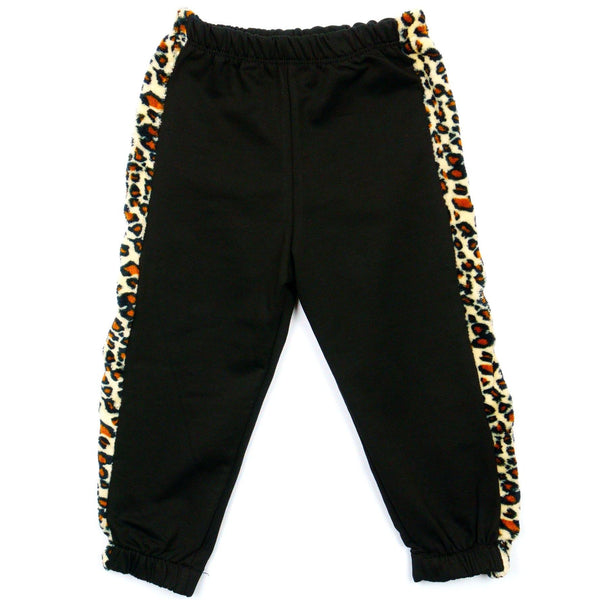 Girls' ?! ' Black/Leopard Tracksuit (9m-3y) - Clothes4Kids