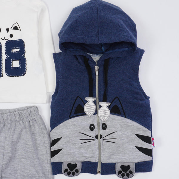 Baby Boy 'Cat ' Set (3-12m) - Clothes4Kids