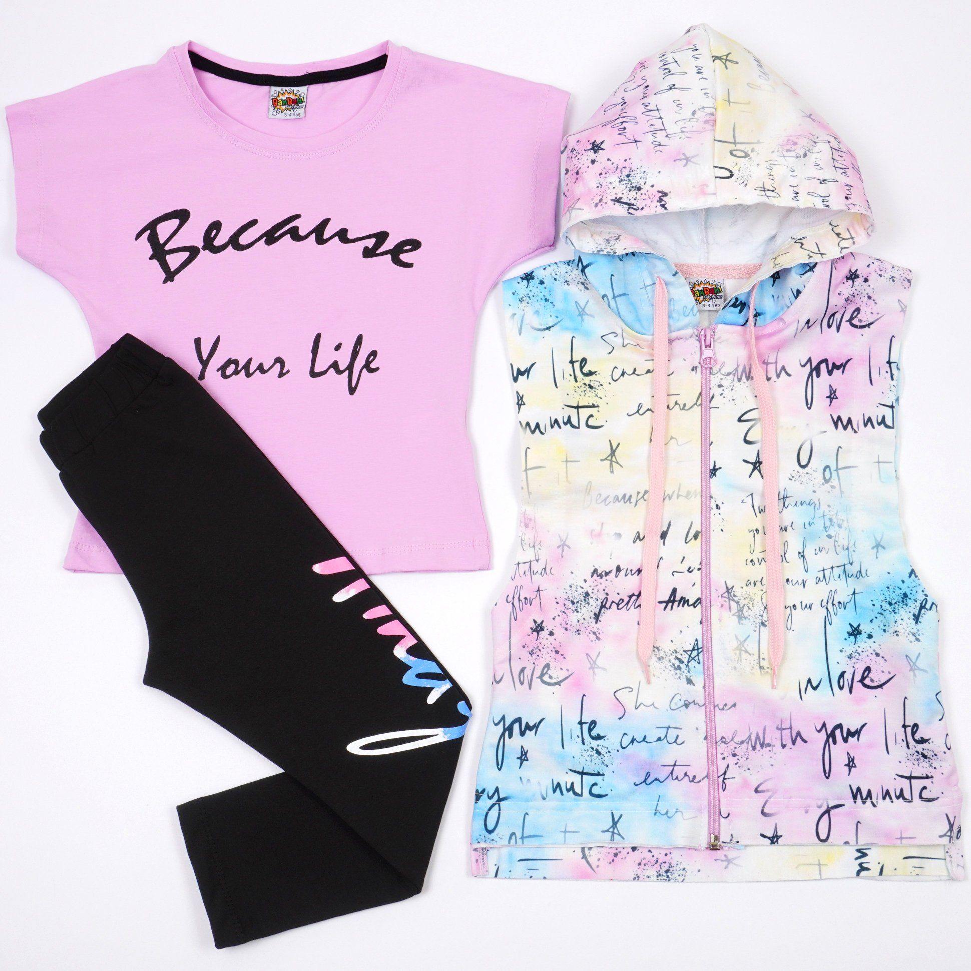 Girls' Amazing ' Lilac 3pcs Set (3-8y) - Clothes4Kids