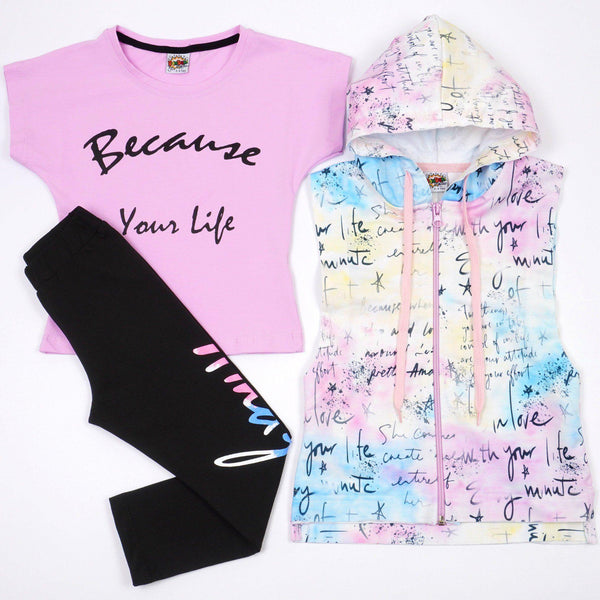 Girls' Amazing ' Lilac 3pcs Set (3-8y) - Clothes4Kids