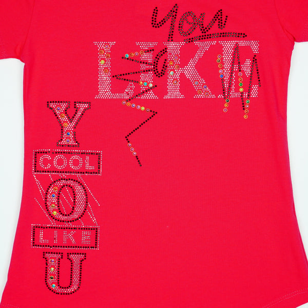 Girls' Like You ' Pink T-Shirt / Tunic (9-12y) - Clothes4Kids