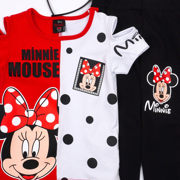 Girls' Disney ' Minnie Mouse ' Printed White/Red Set (2-7y) - Clothes4Kids