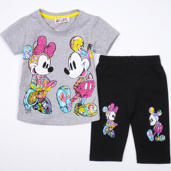 Girls' Disney 'Mickey & Minnie Mouse ' Printed Set (9m-3y) - Clothes4Kids