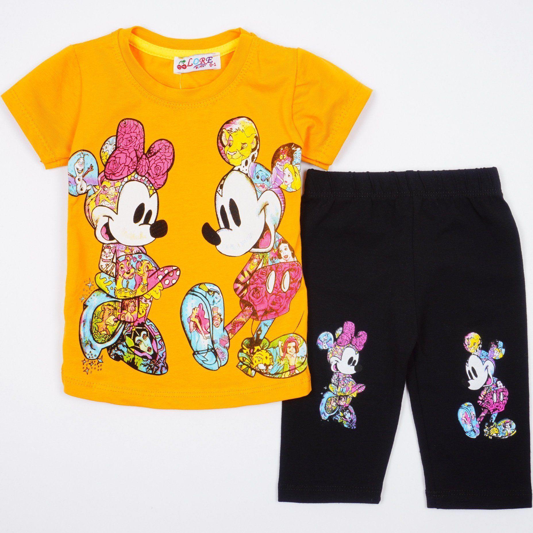 Girls' Disney 'Mickey & Minnie Mouse ' Printed Set (9m-3y) - Clothes4Kids