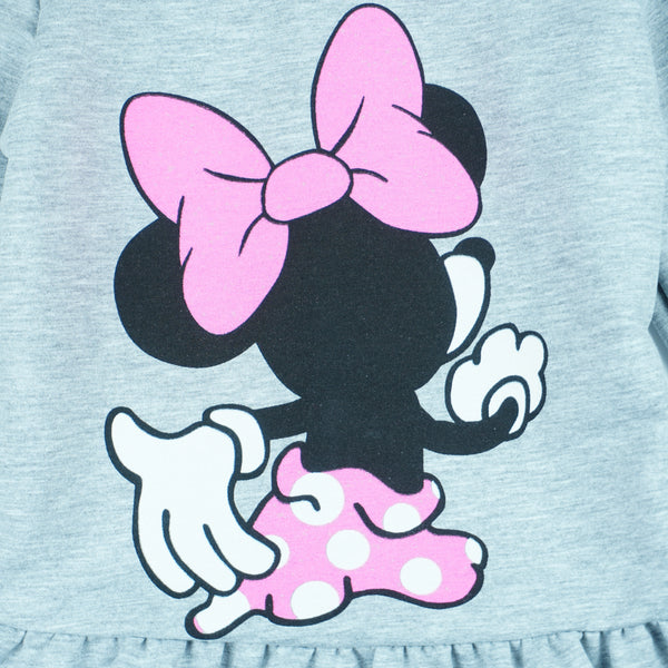 Girls' Long Sleeve Grey Dress (2-8y)