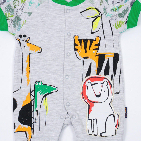 Baby' Unisex ' Jungle Animals' Rompers  (0-9m) - Clothes4Kids