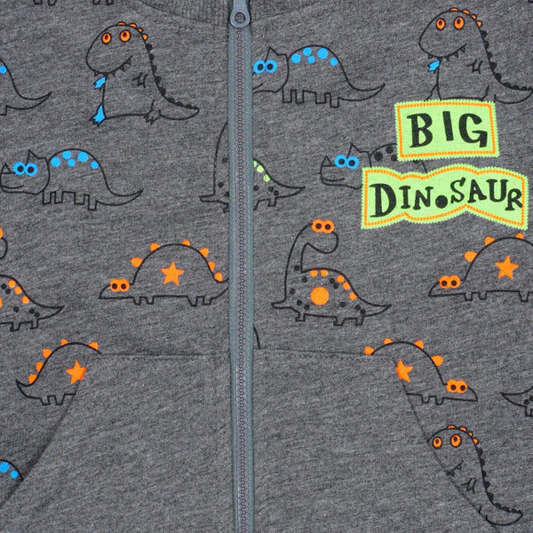 Boys' Big Dinosaur' Printed Sweatshirt (1-4y) - Clothes4Kids