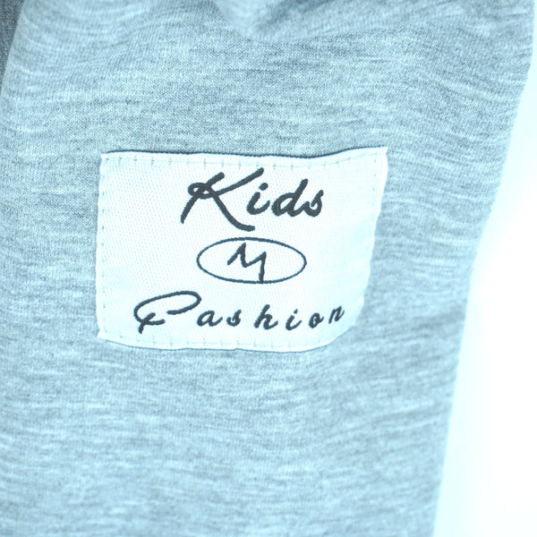 Girls' Long Sleeve Grey Dress (2-8y)